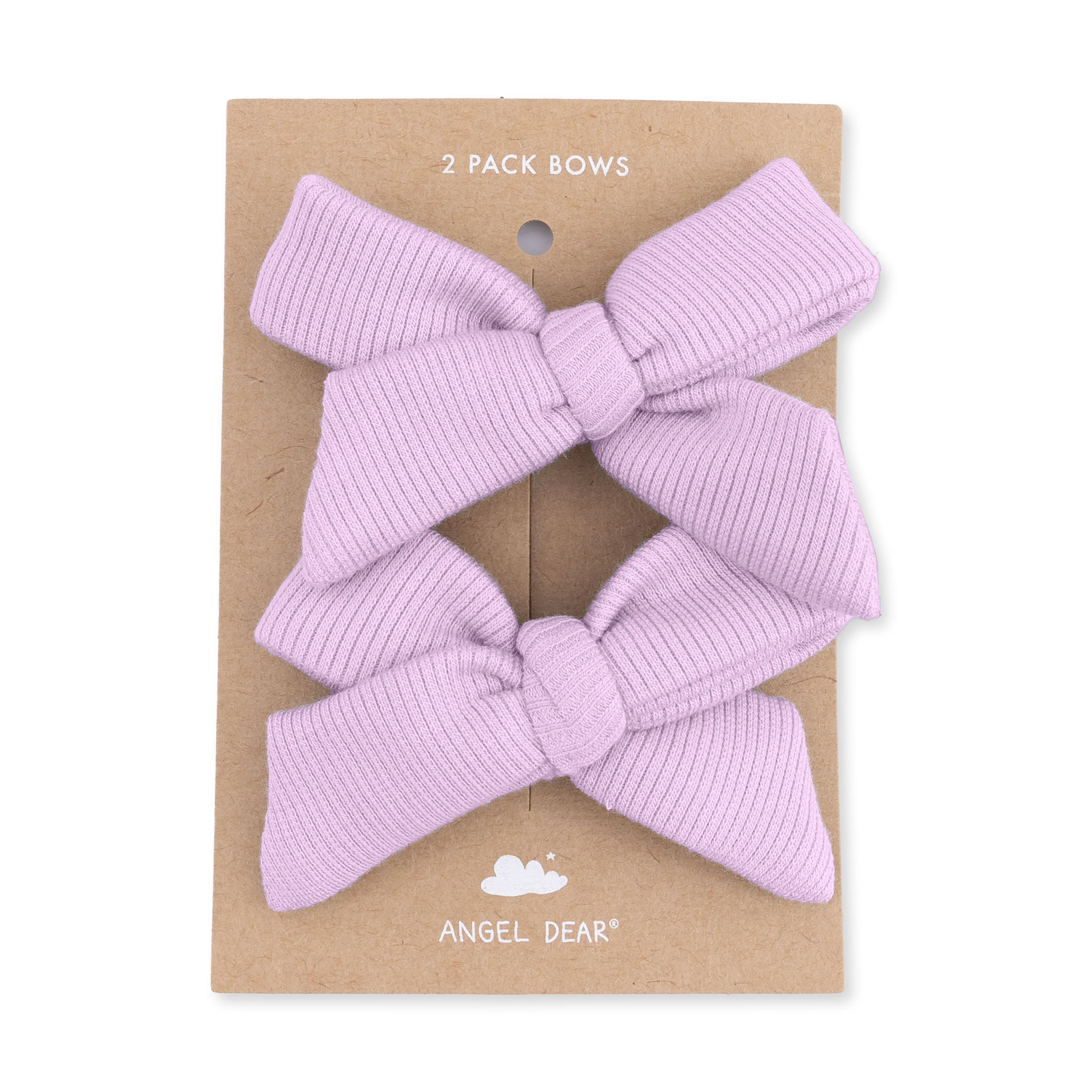 Solid Winsome Orchid - 2 Pack Bow Clips - Image 3