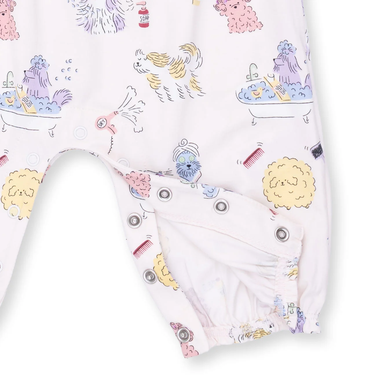Spa Dogs - Ruffle Sleeve Snap Romper - Image 3