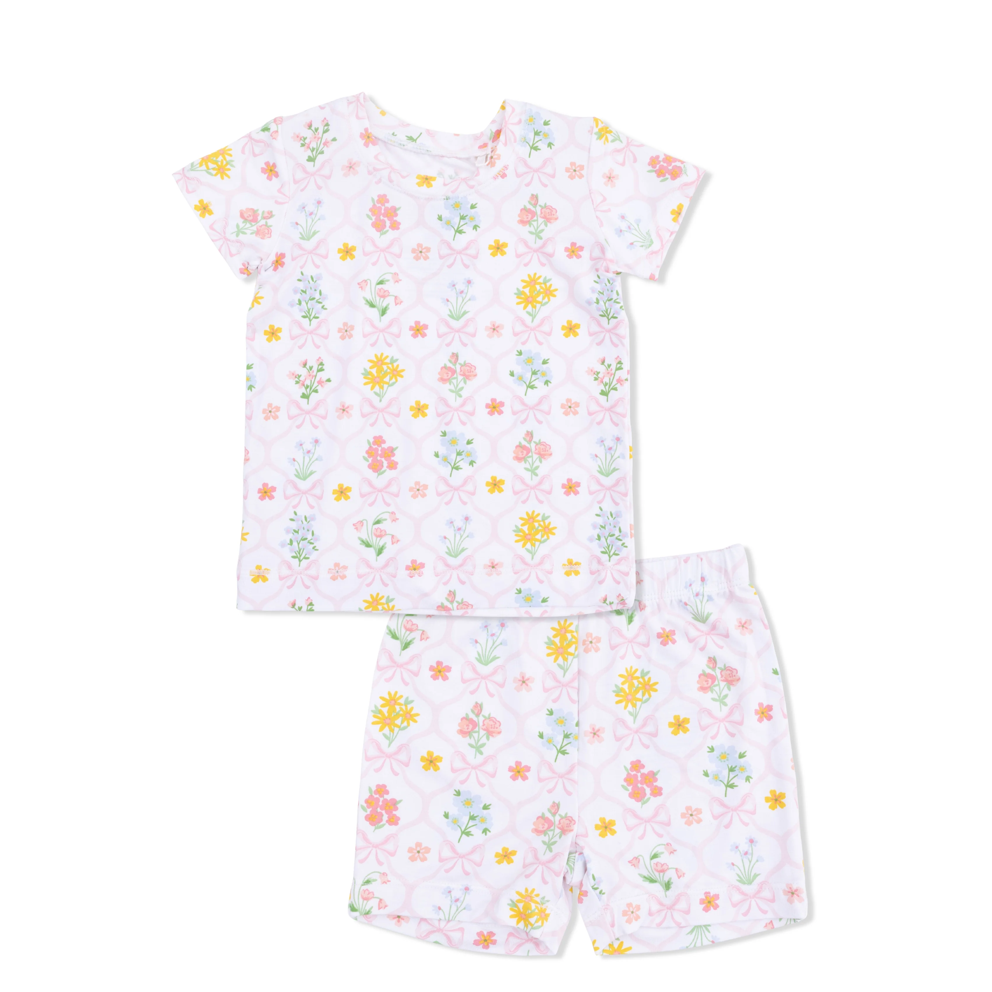 Spring Blooms Bow Trellis - Loungewear Short Set - Image 2