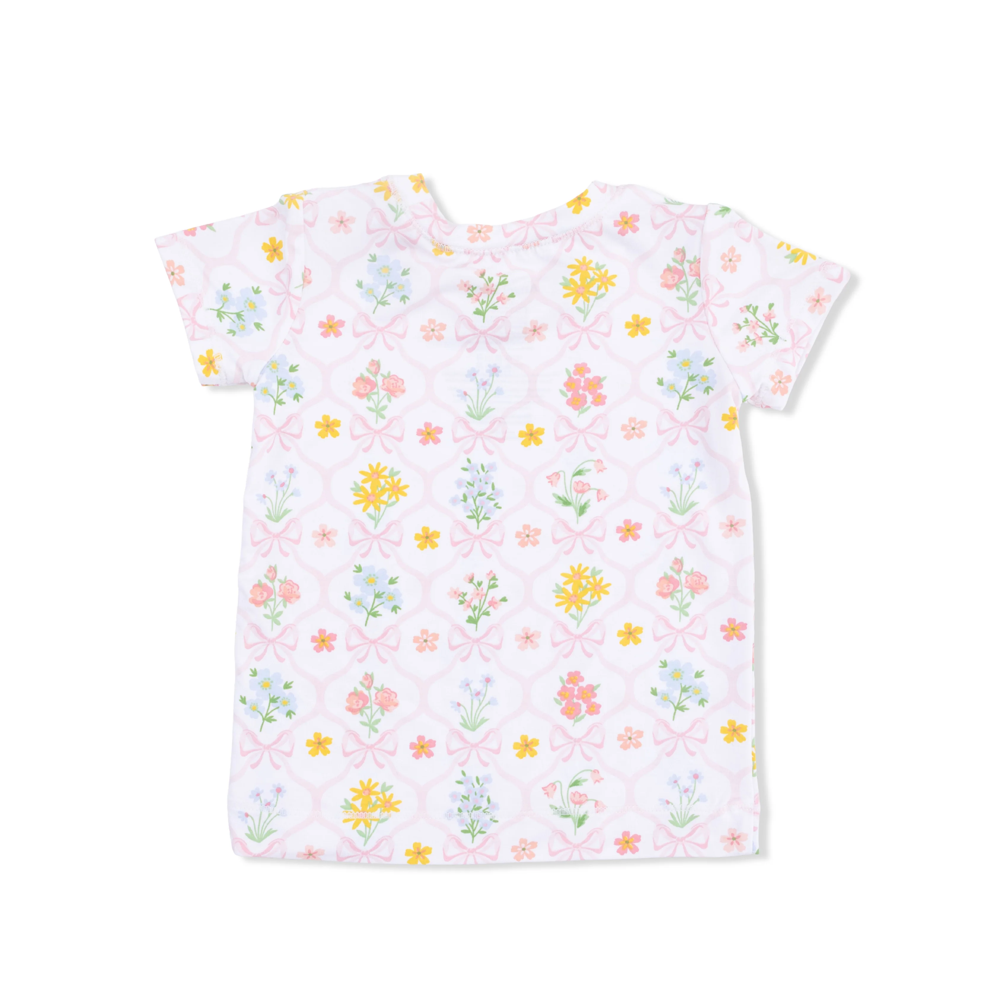 Spring Blooms Bow Trellis - Loungewear Short Set - Image 5