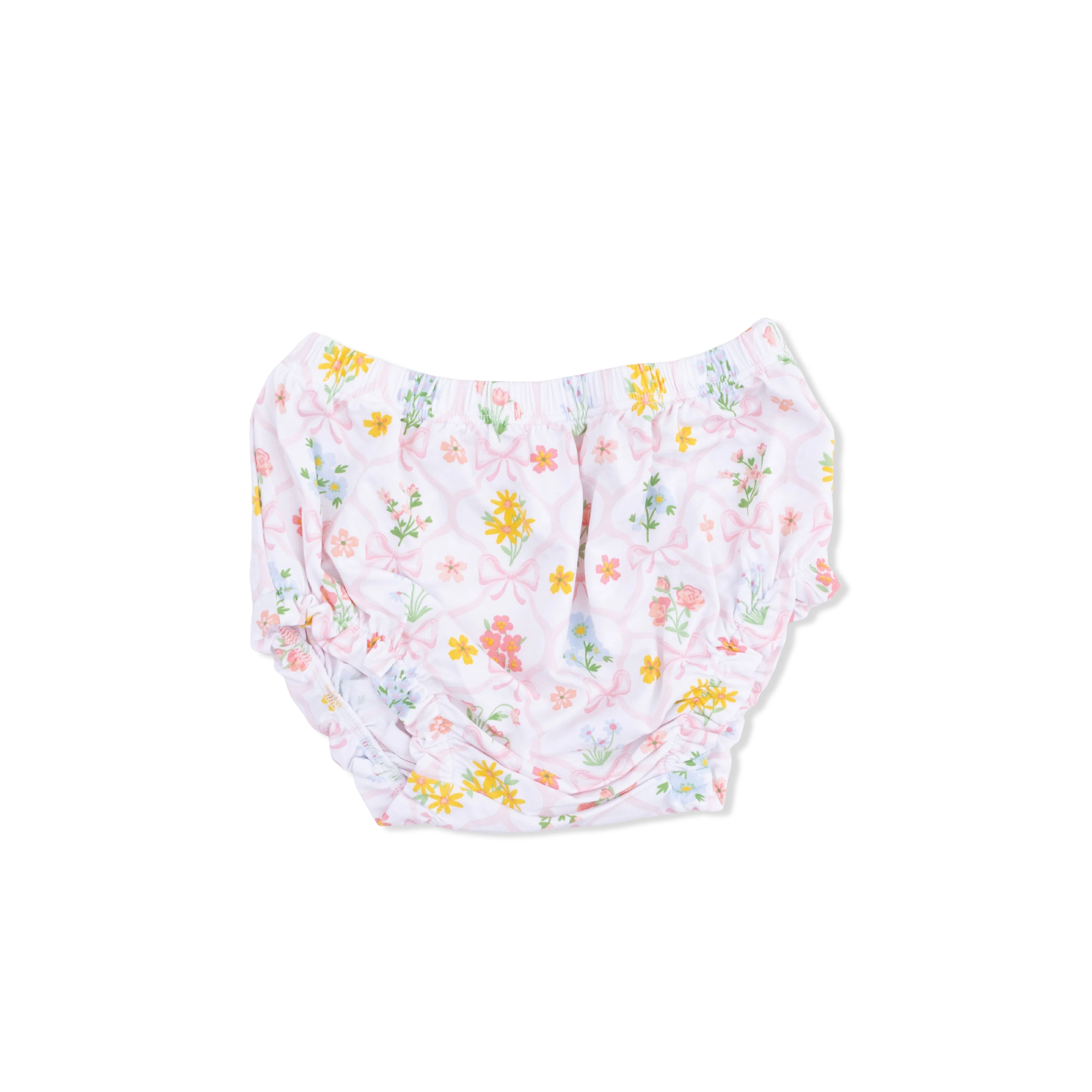 Spring Blooms Bow Trellis - Ruffly Strap Top and Bloomer - Image 4