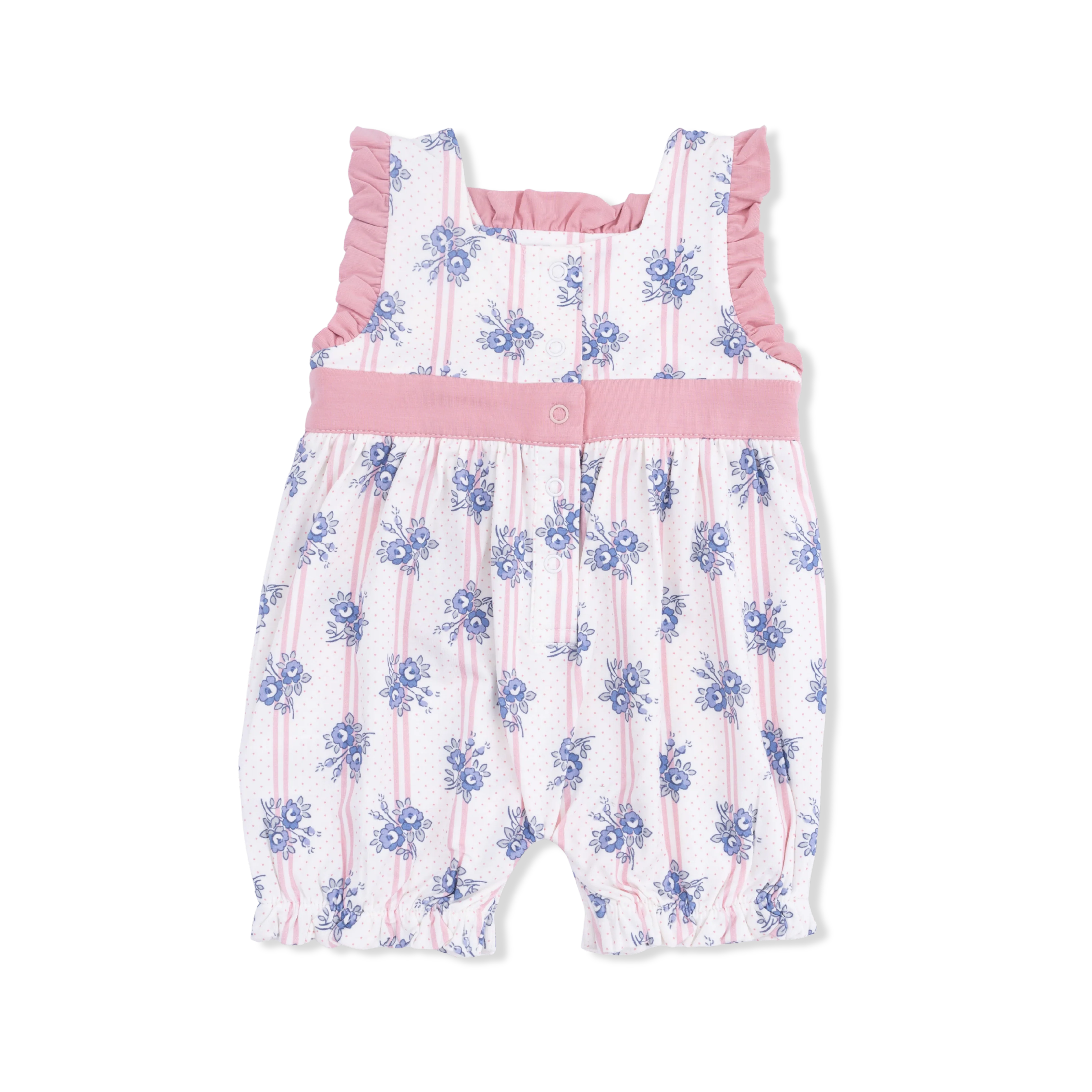 Stripe Dot Roses - Bow Playsuit - Image 4