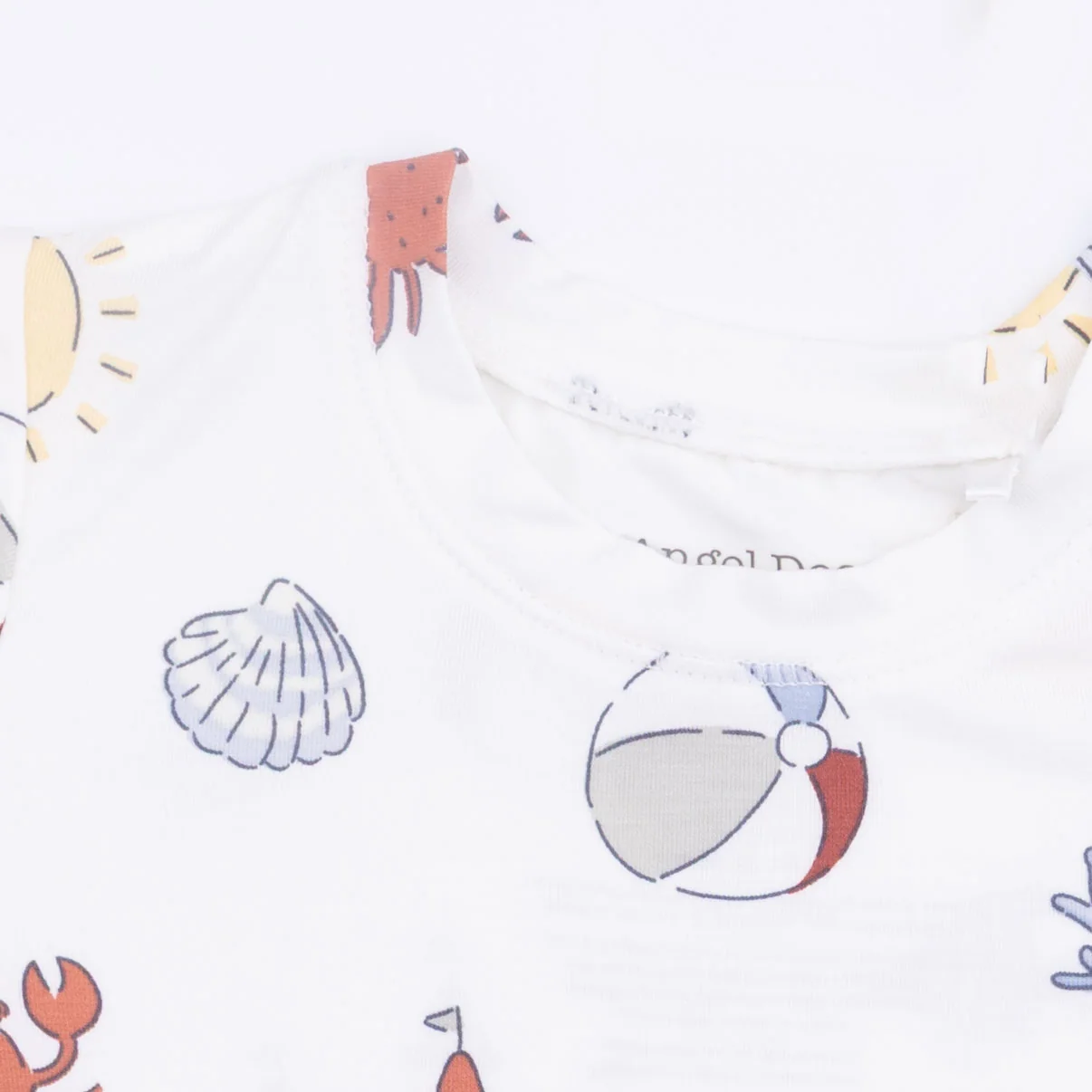 Sunny Sandcastles - Crew Neck Tee with Casual Short - Image 7