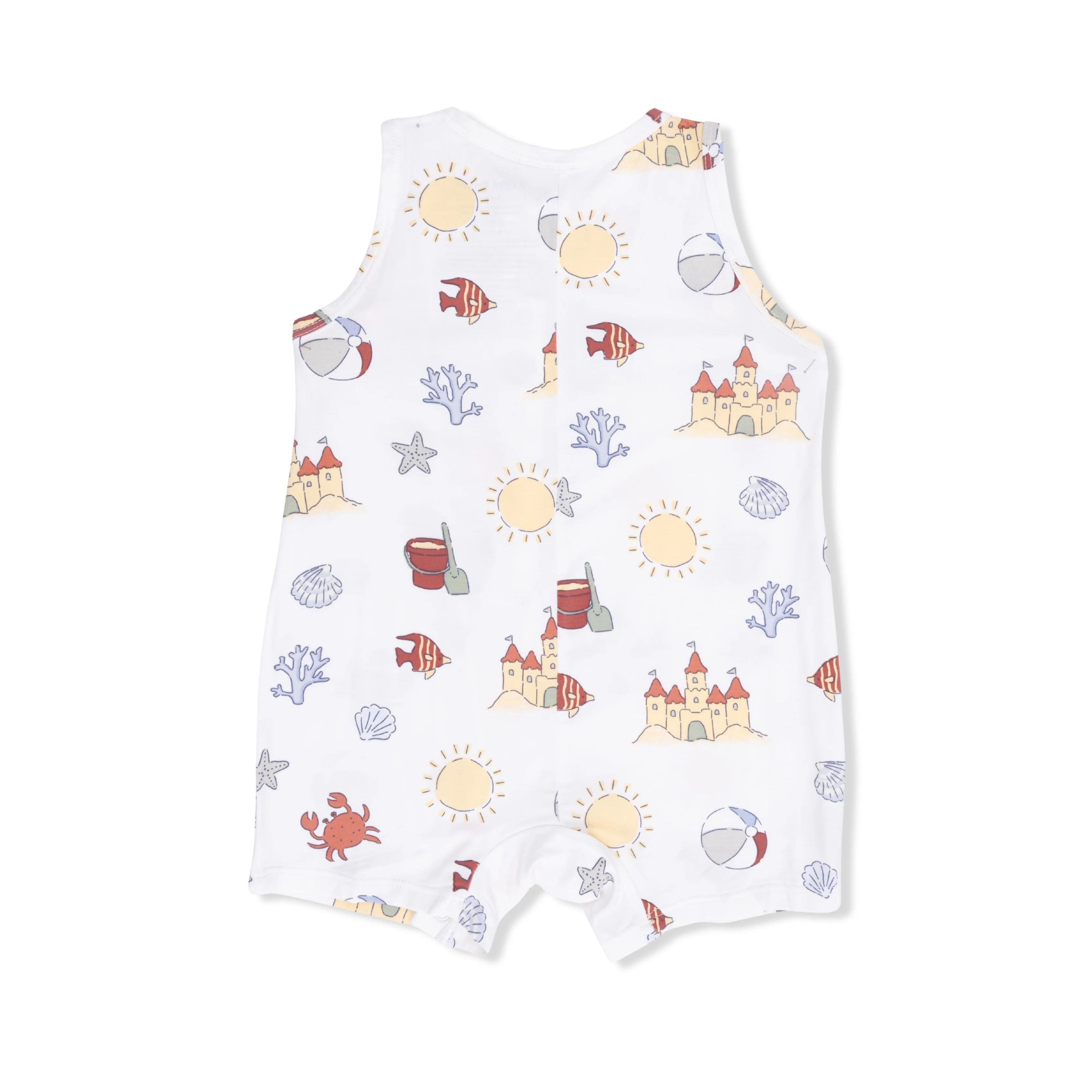 Sunny Sandcastles - Sleeveless Shortie Romper - Image 3