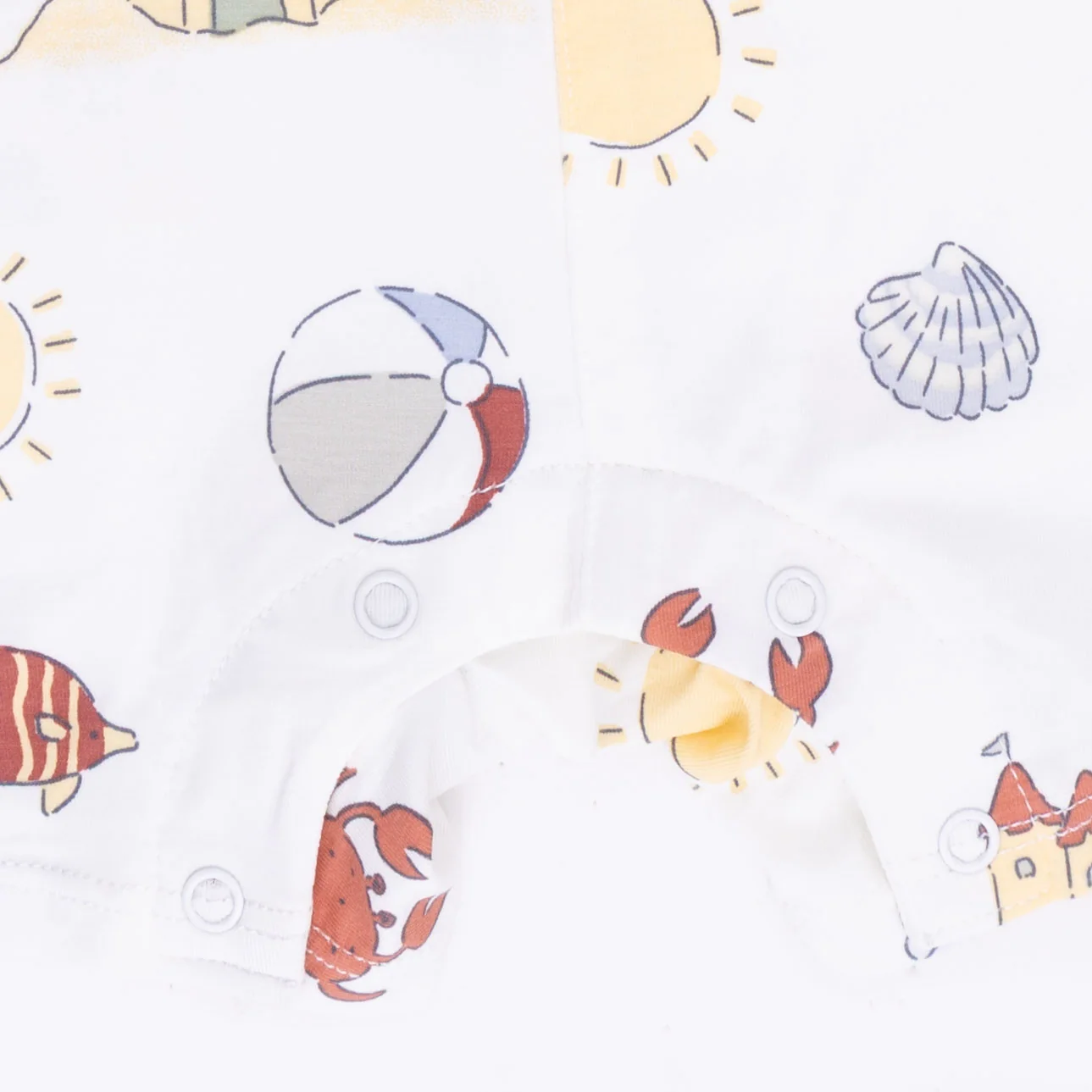 Sunny Sandcastles - Sleeveless Shortie Romper - Image 5
