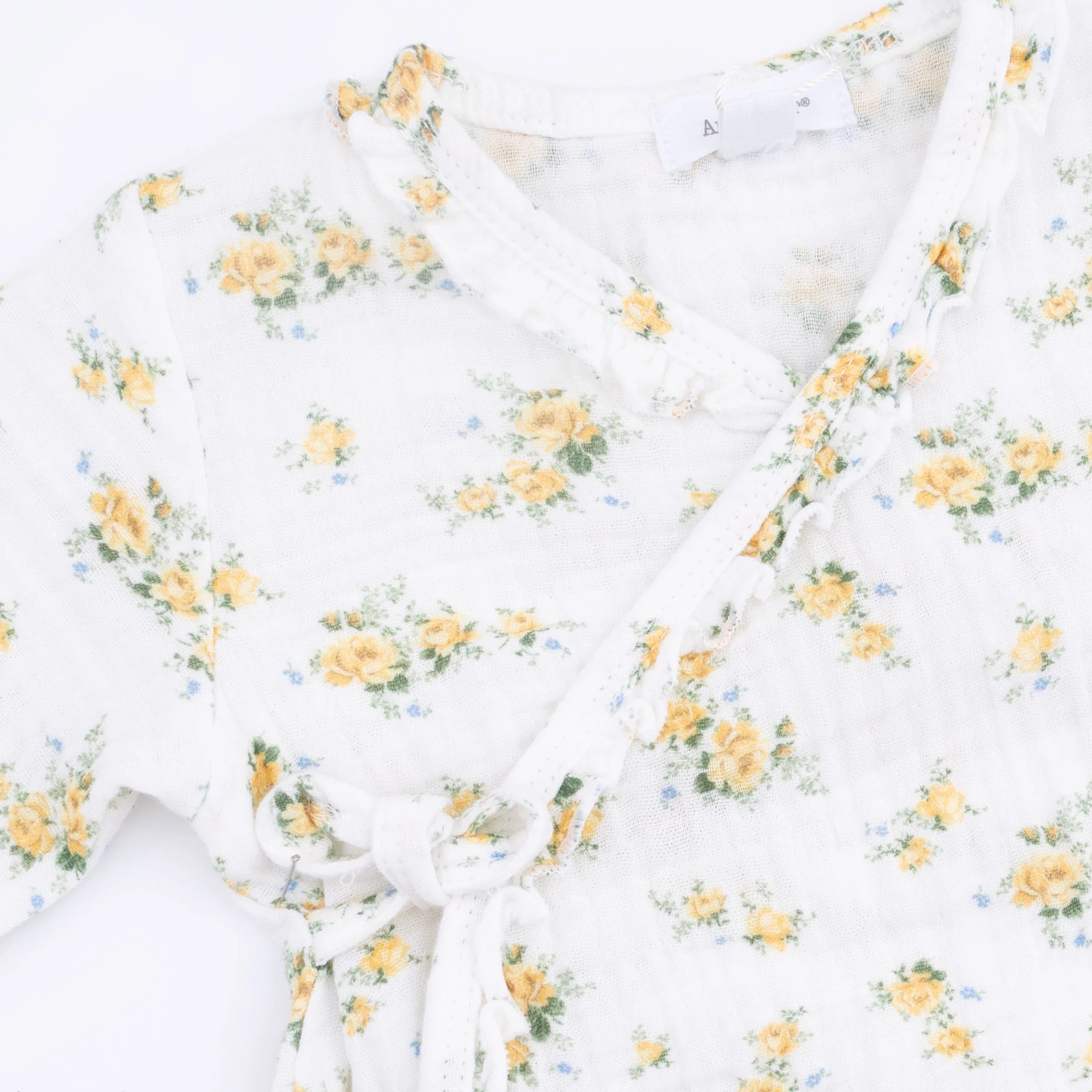 Sunshine Roses - Long Sleeve Kimono Bodysuit - Image 3
