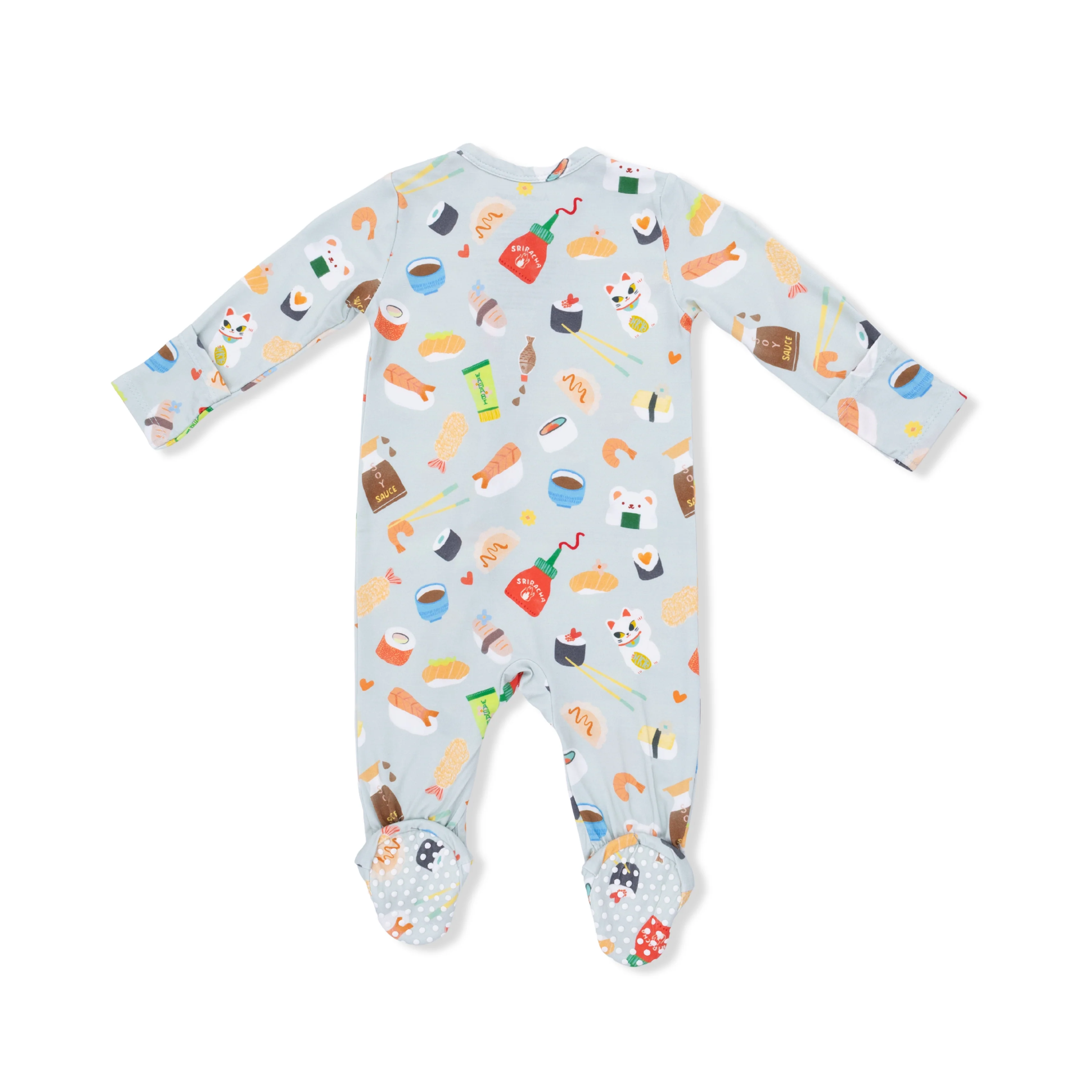 Sushi - 2 Way Zipper Footie - Image 2