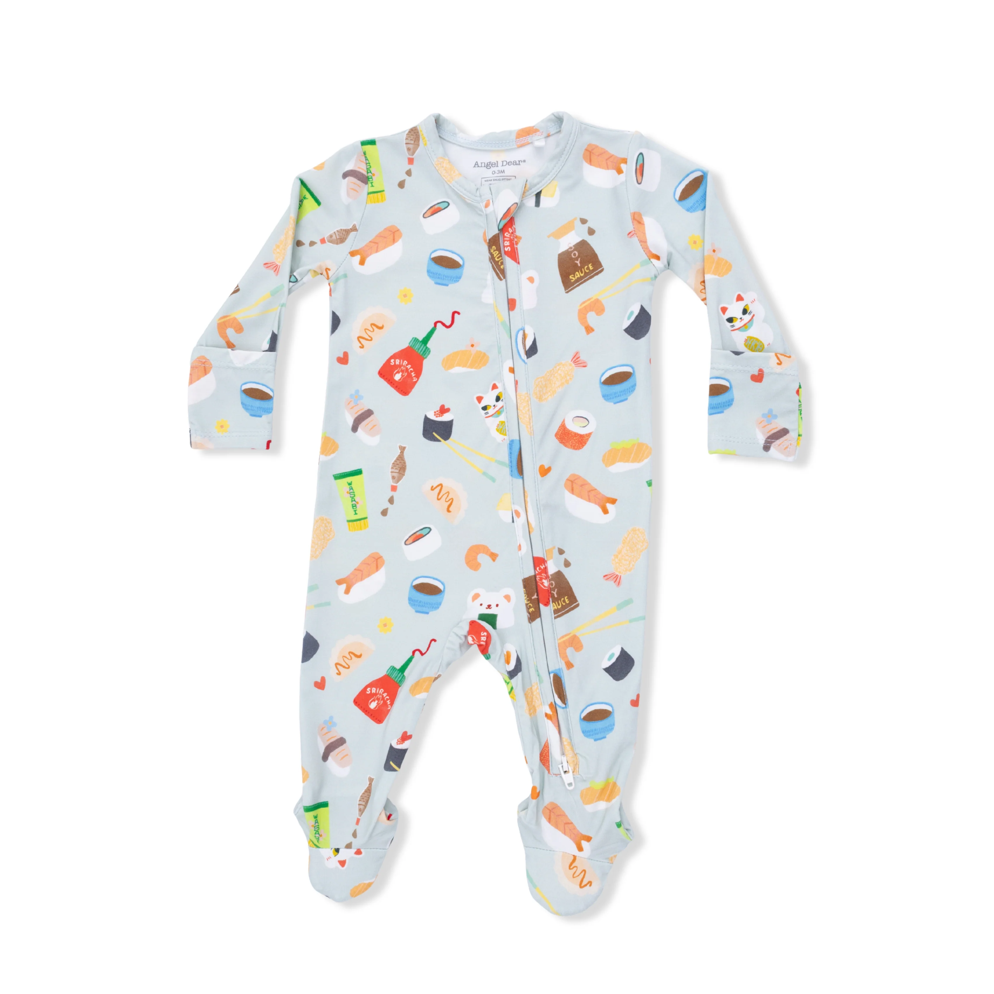 Sushi - 2 Way Zipper Footie - Image 3