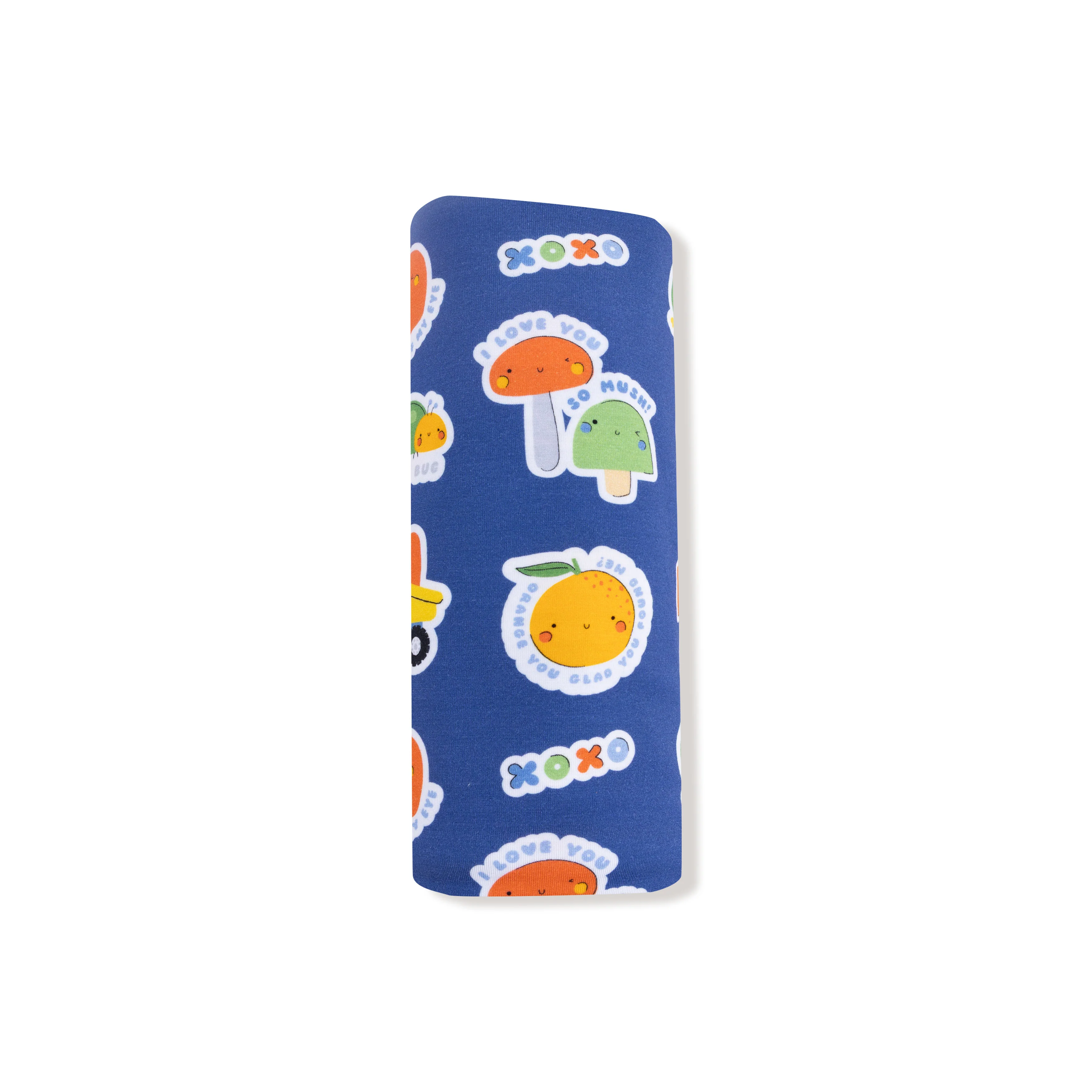 My Funny Valentine - Blue - Swaddle Blanket - Image 3