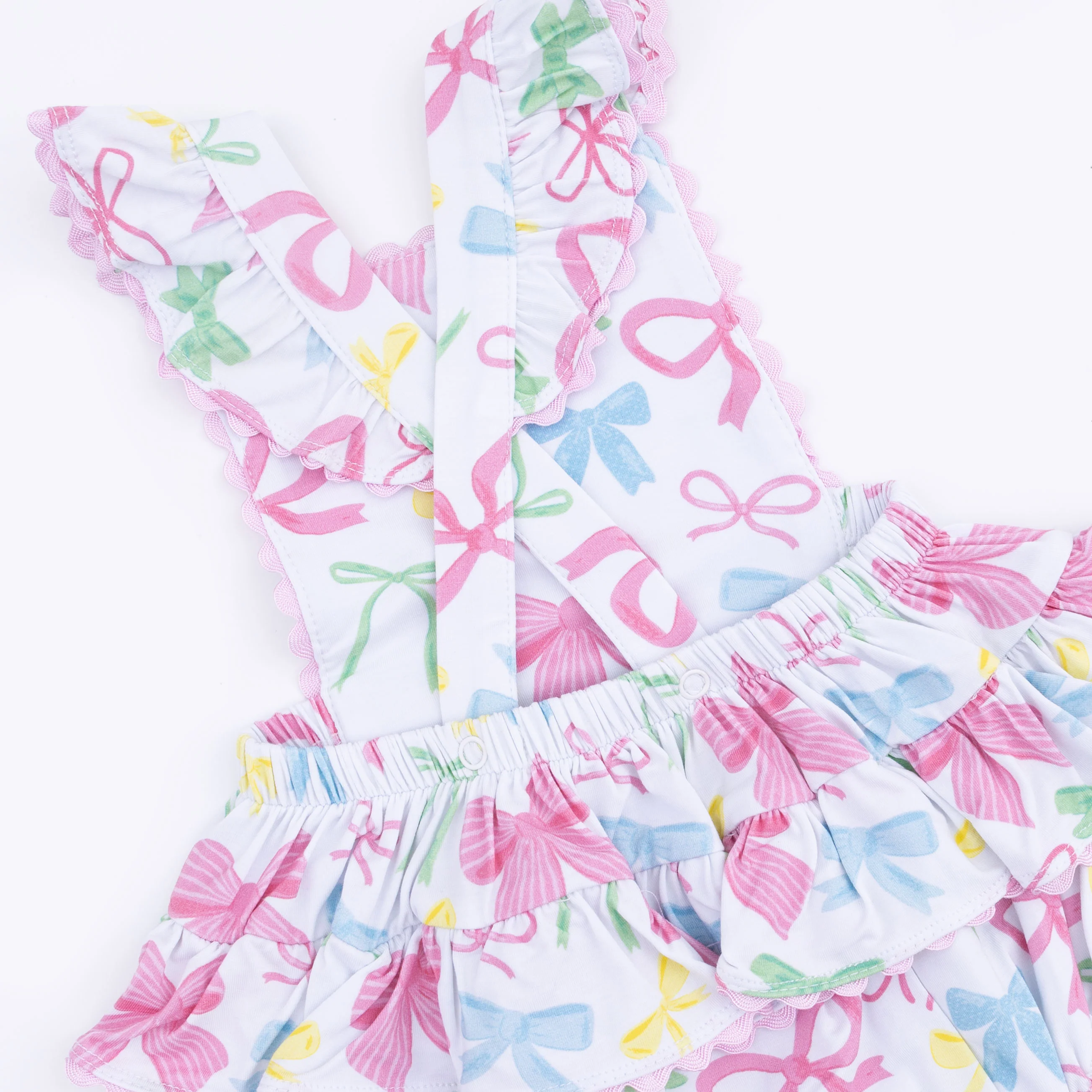 Sweet Bows - Ric Rac Ruffle Sunsuit - Image 5