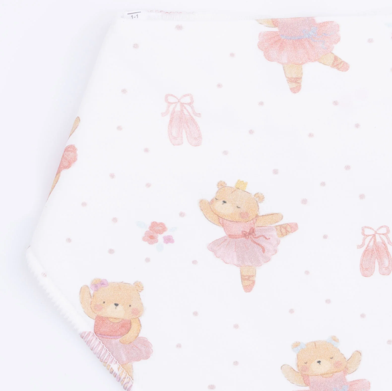 Teddy Bear Ballerina - Bandana Bib - Image 3