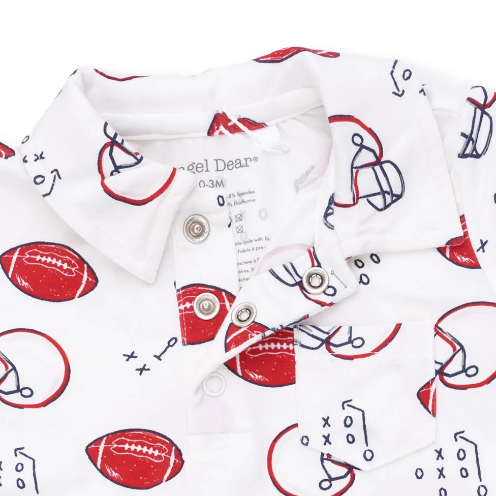 Touchdown Time - Polo Romper - Image 3