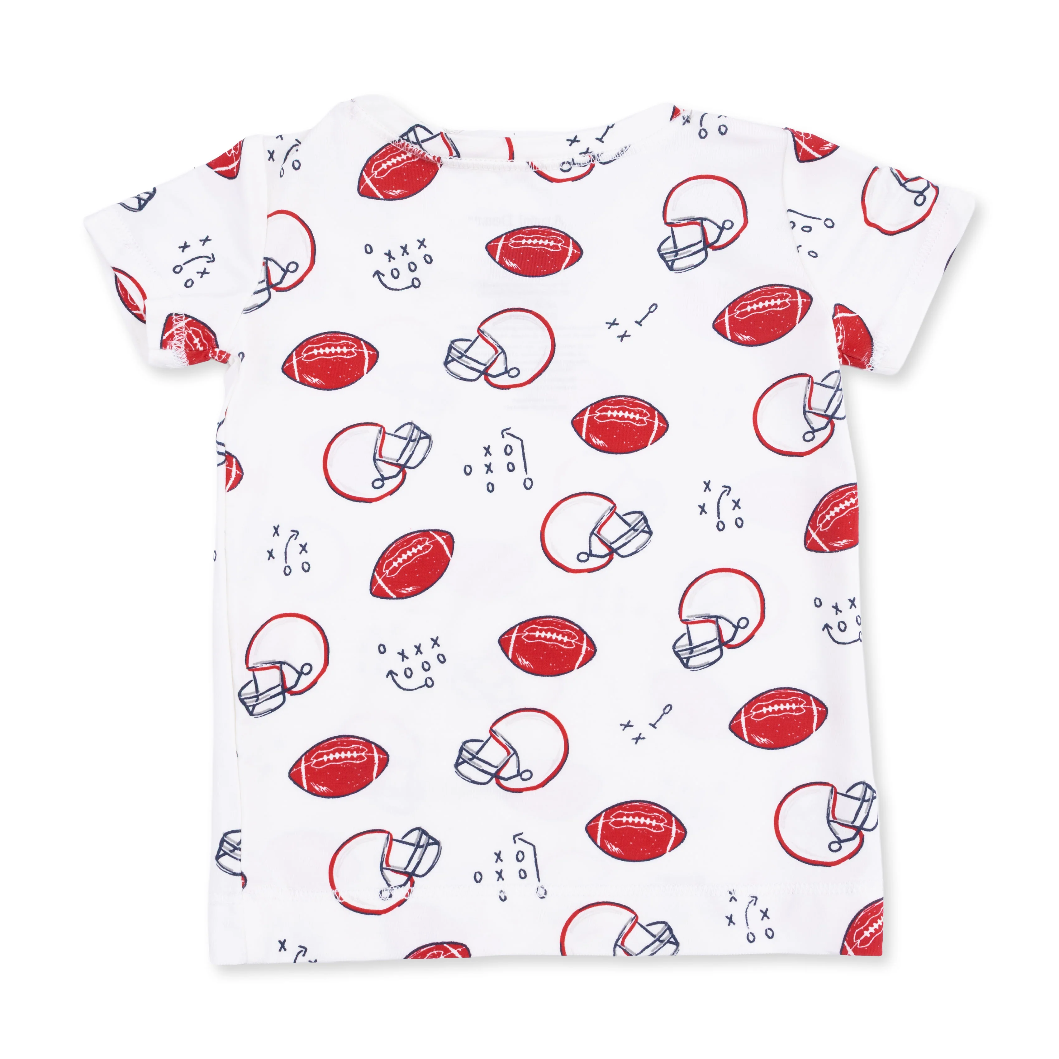 Touchdown Time - Short Sleeve Loungewear Set - Image 3