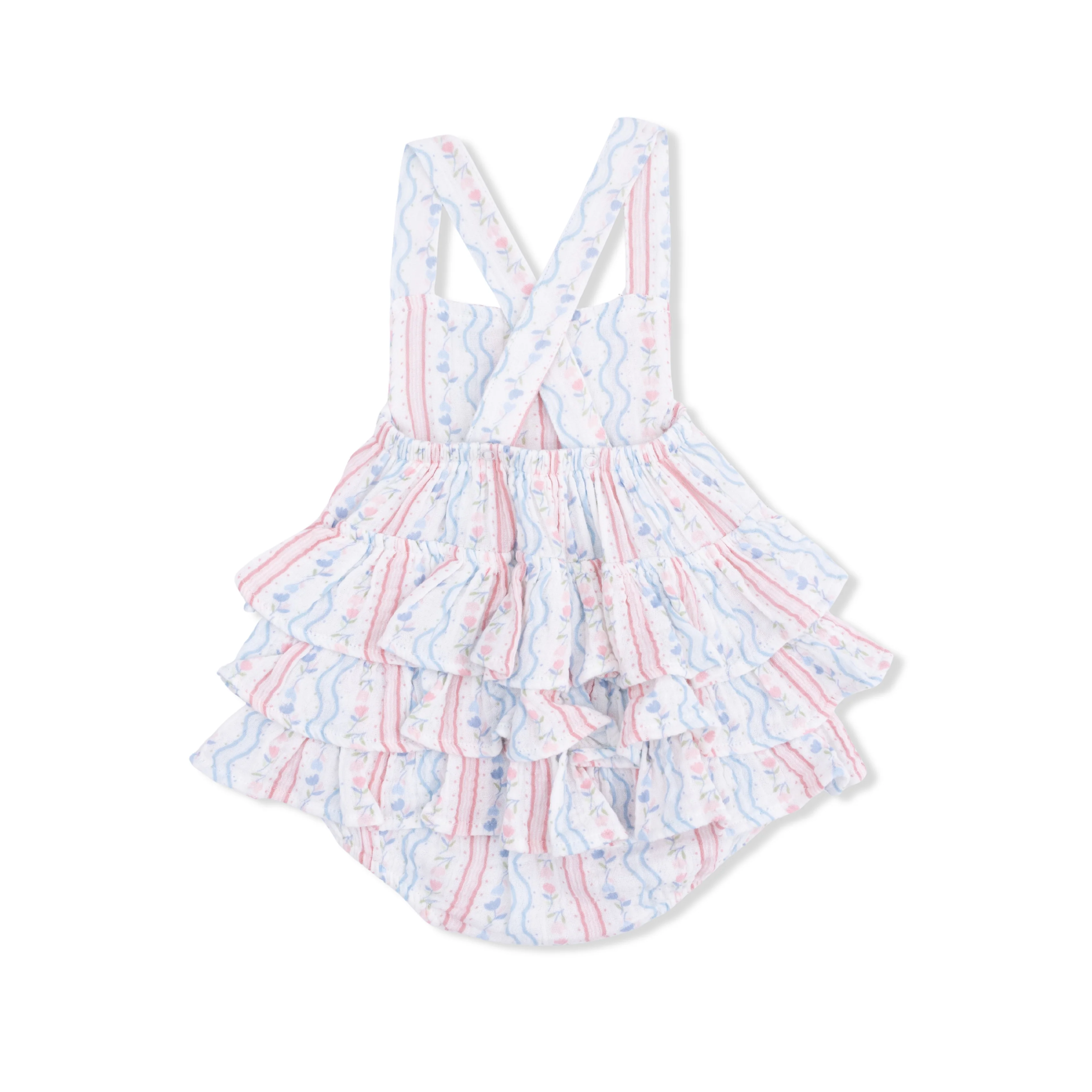 Tulip Stripe - Ruffle Sunsuit - Image 4