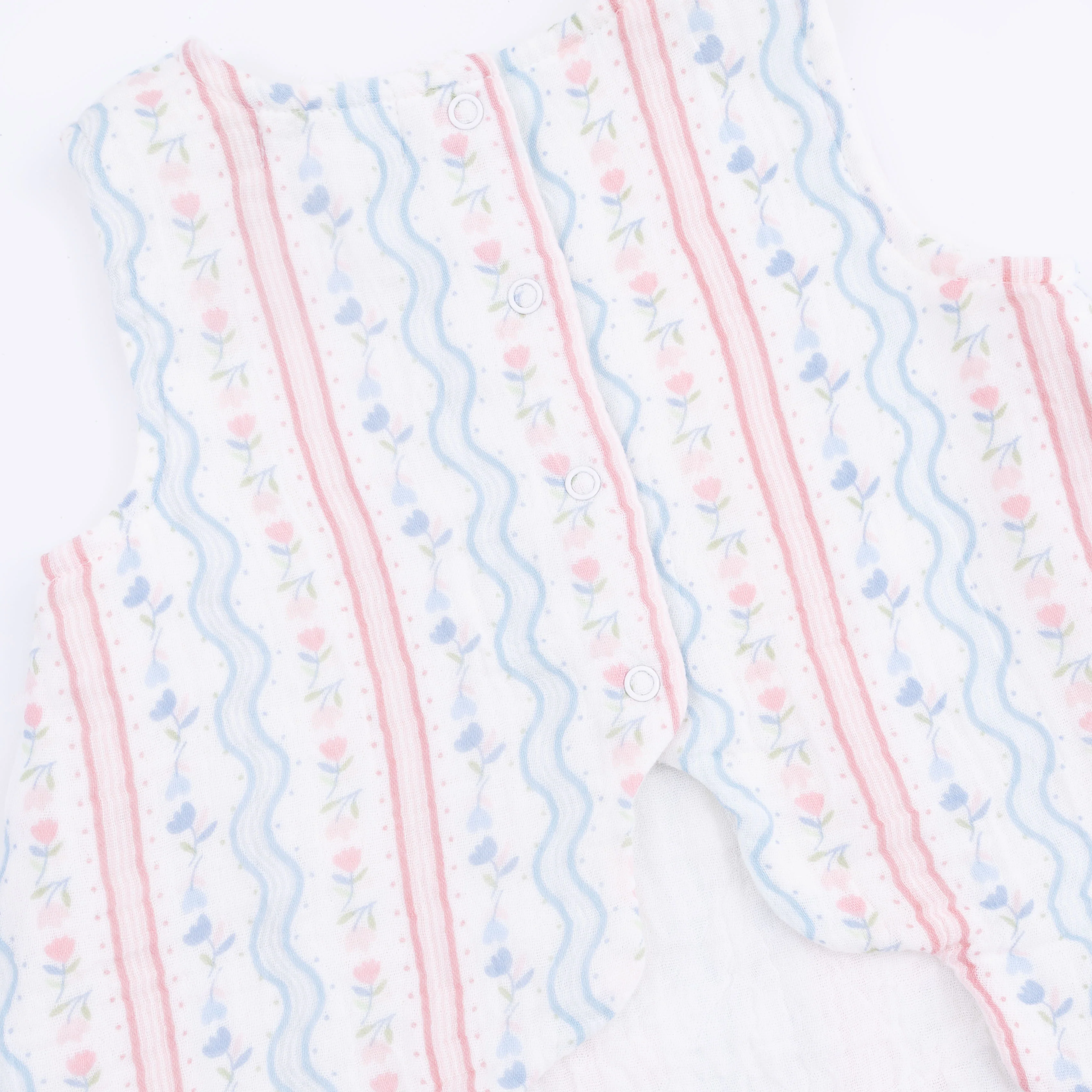 Tulip Stripe - Scallop Back Top with Bloomer & Headband - Image 8