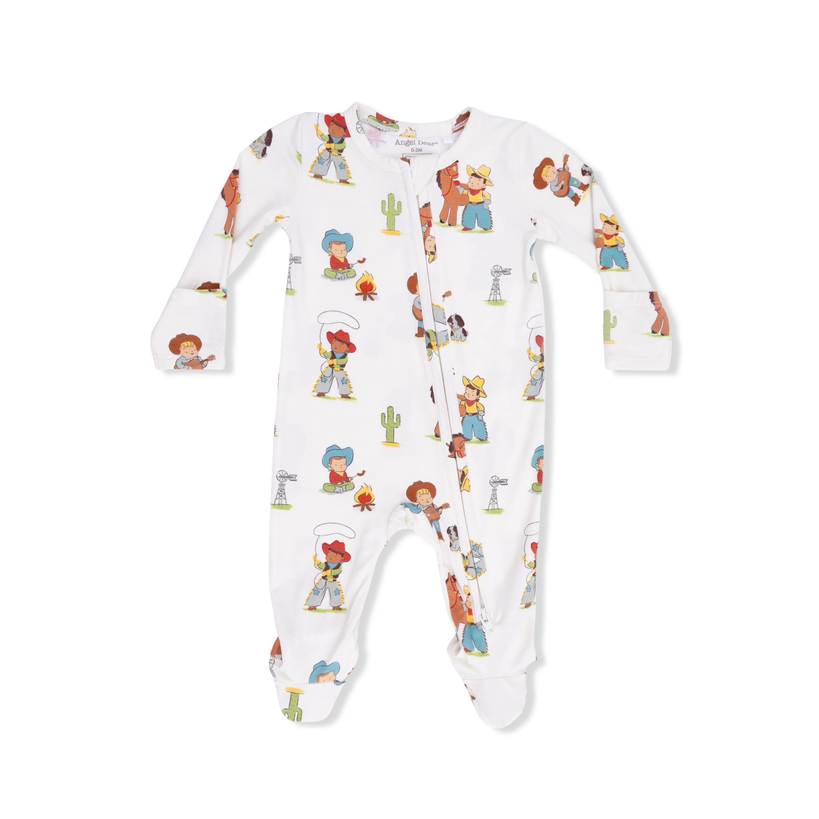 Vintage Cowboys - 2 Way Zipper Footie - Image 3