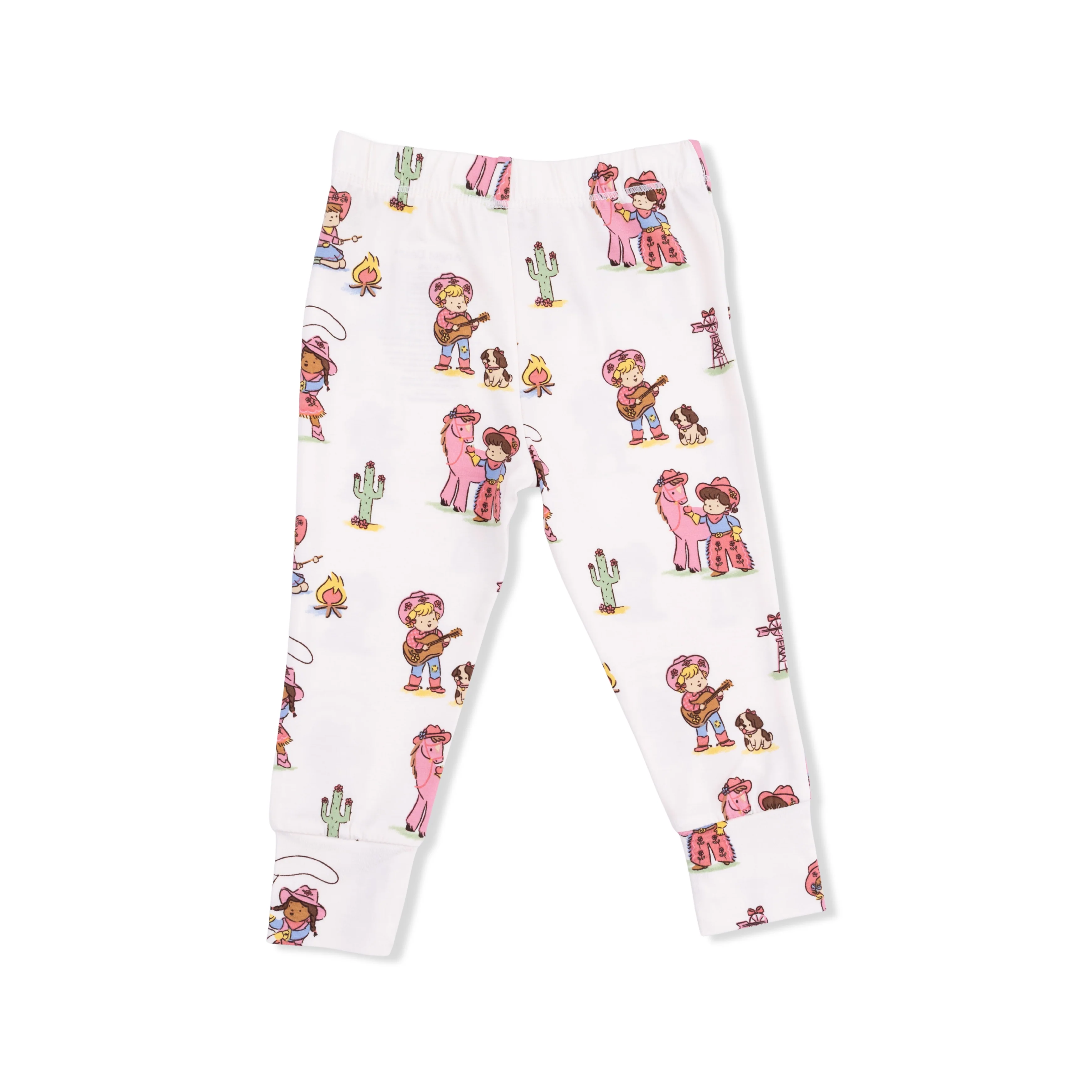 Vintage Cowgirls - Short Sleeve Loungewear Set - Image 4