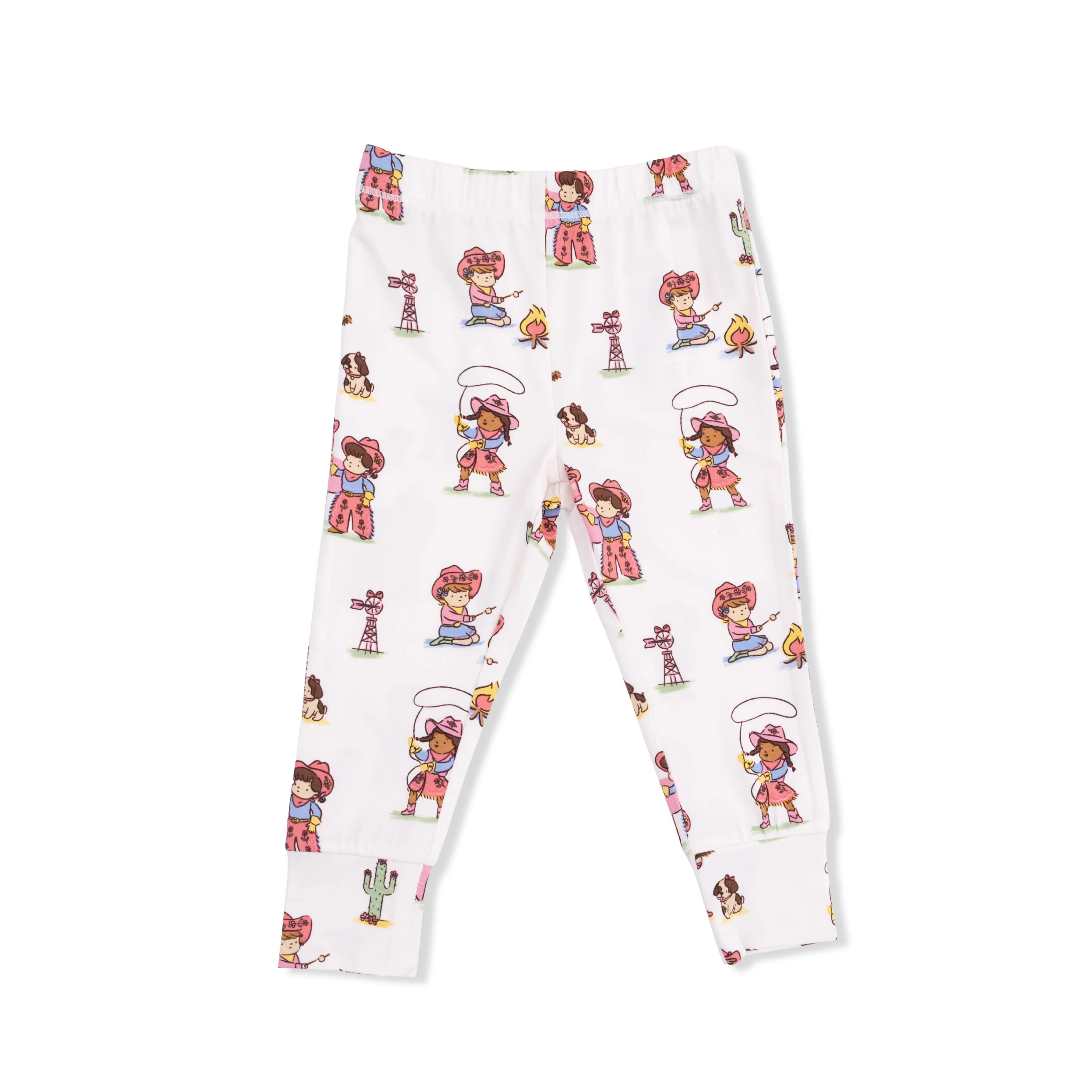 Vintage Cowgirls - Short Sleeve Loungewear Set - Image 5