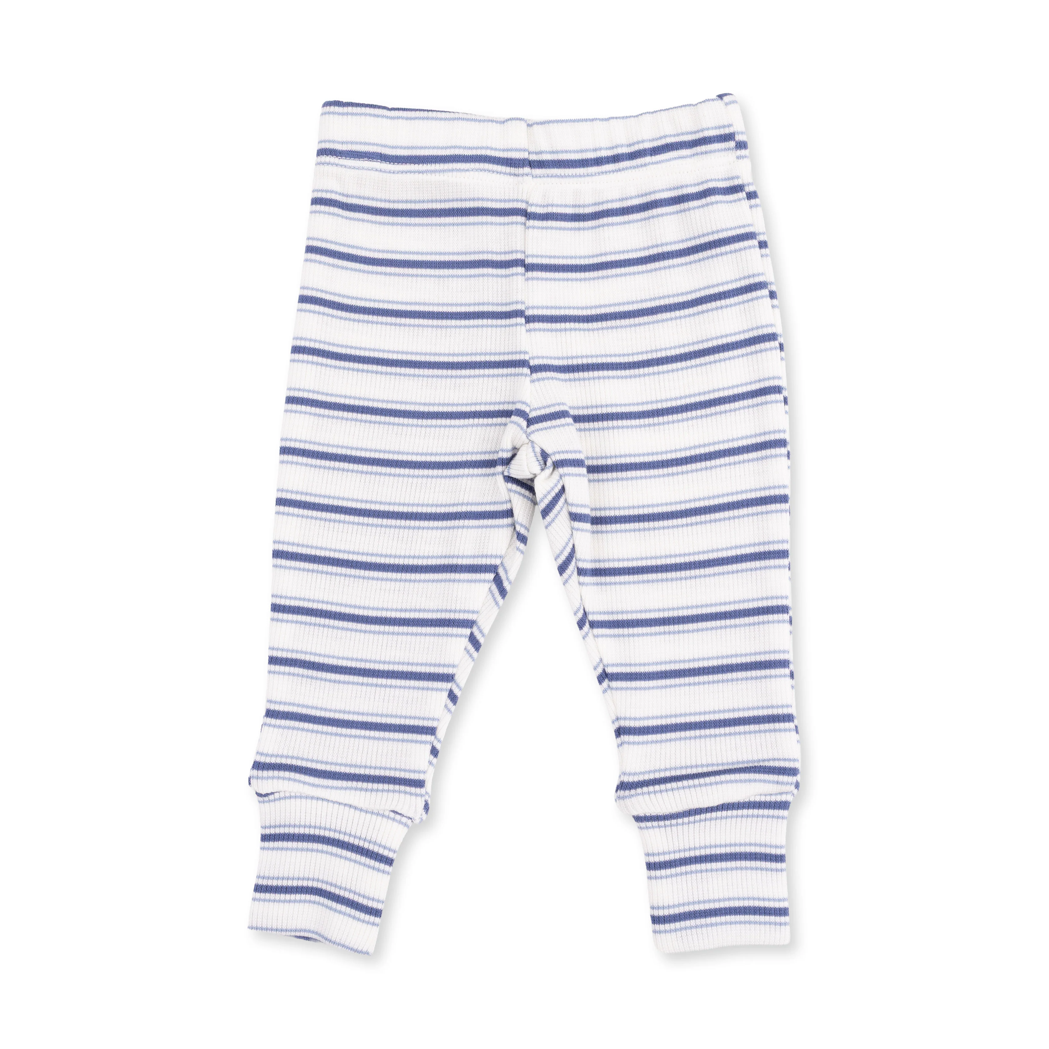 Vintage Stripe Blue - Long Sleeve Henley Play Set - Image 5
