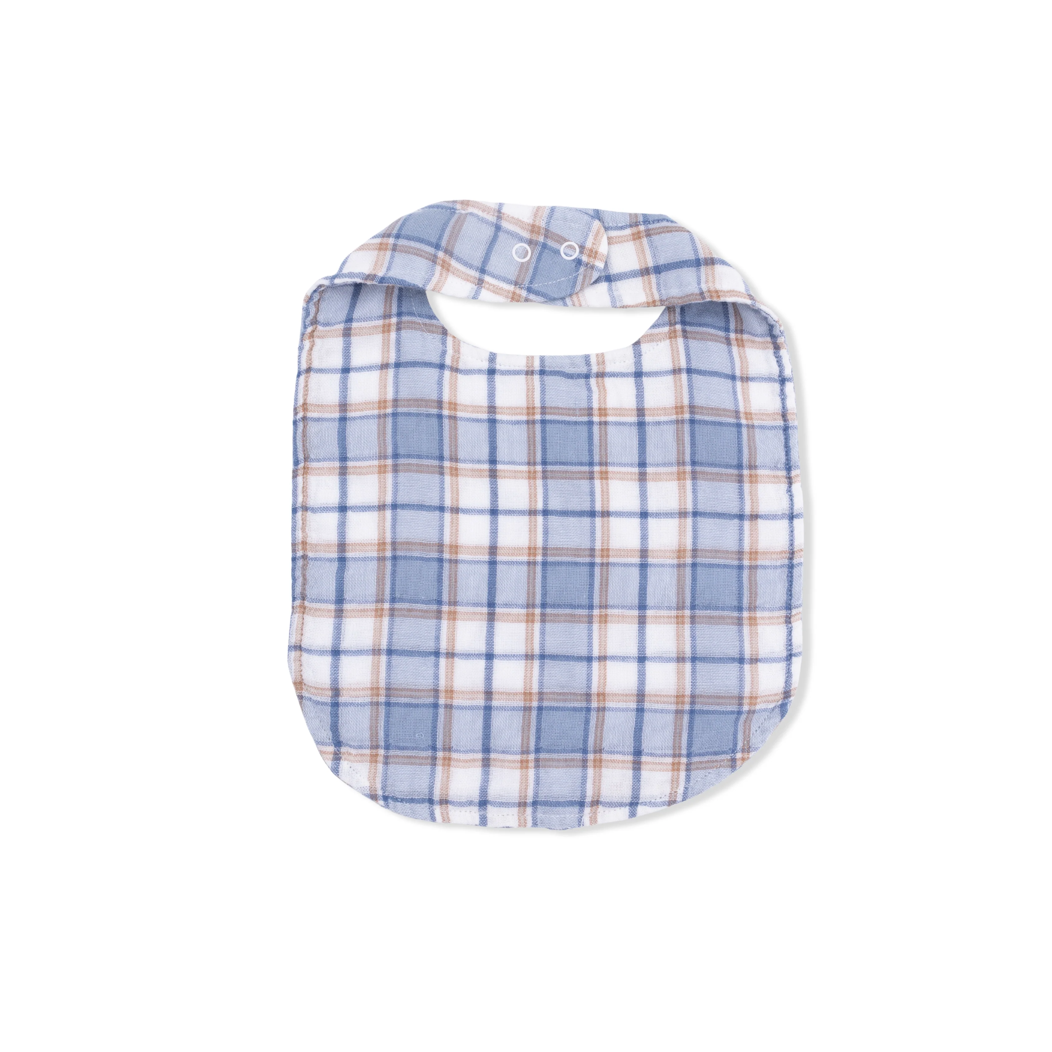Western Boot Plaid - Feeding Bib - Image 2