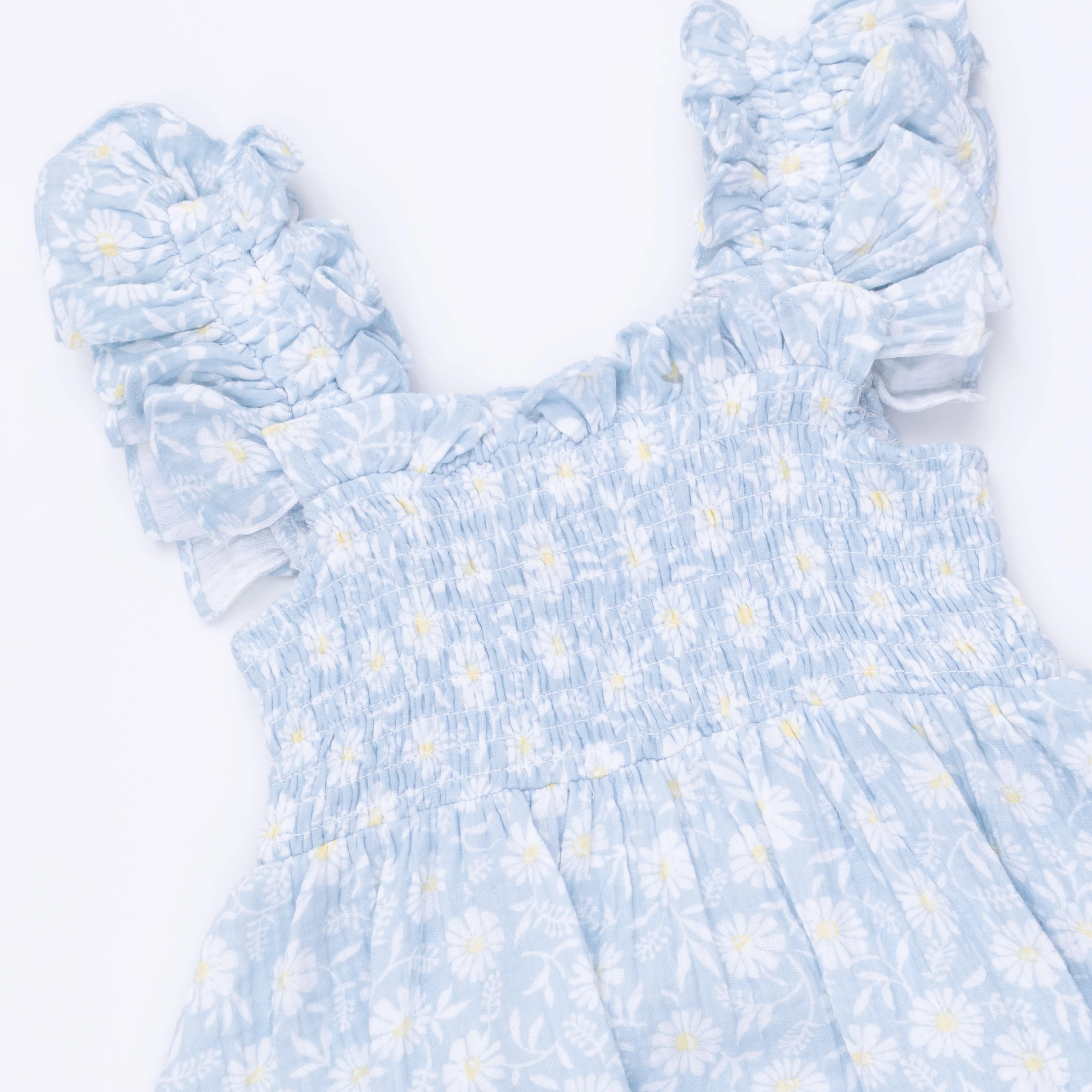 Western Daisies - Smocked Sundress with Bloomer - Image 6