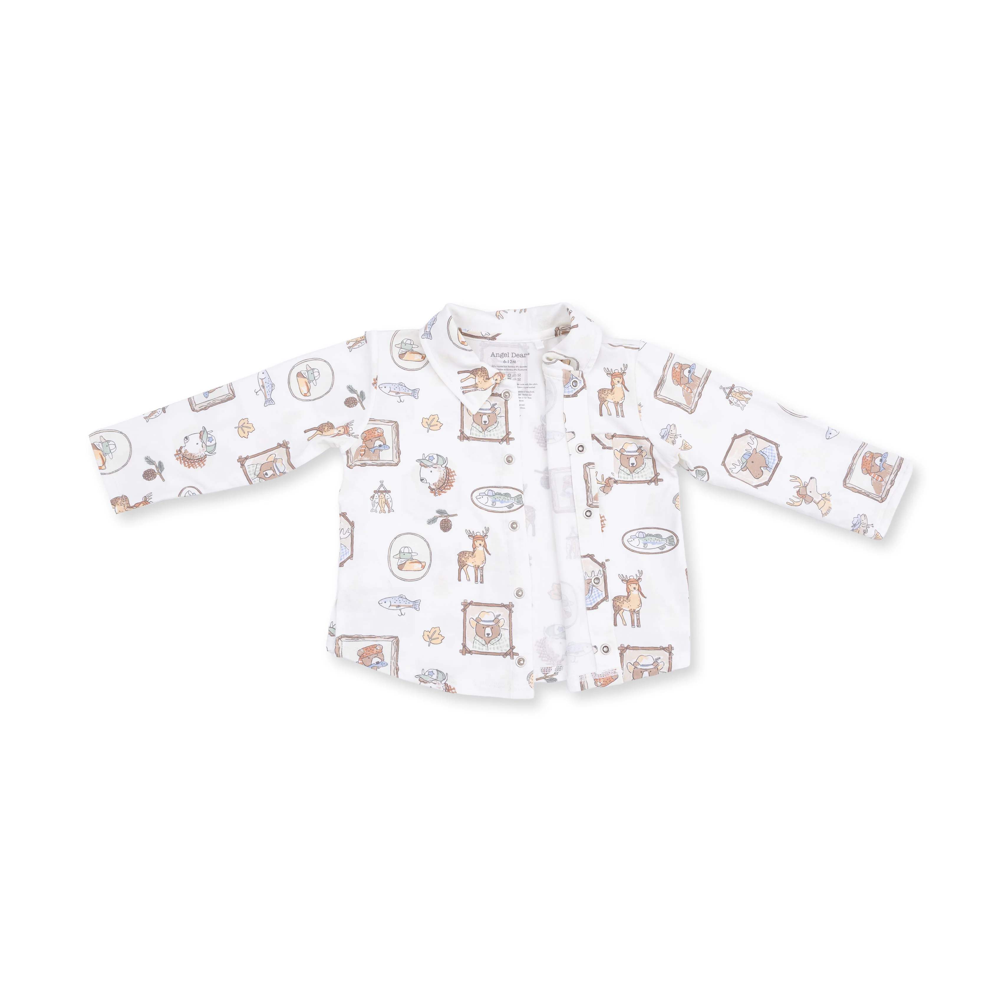 Woodson's Family Cabin - Long Sleeve Polo Button Up - Image 4