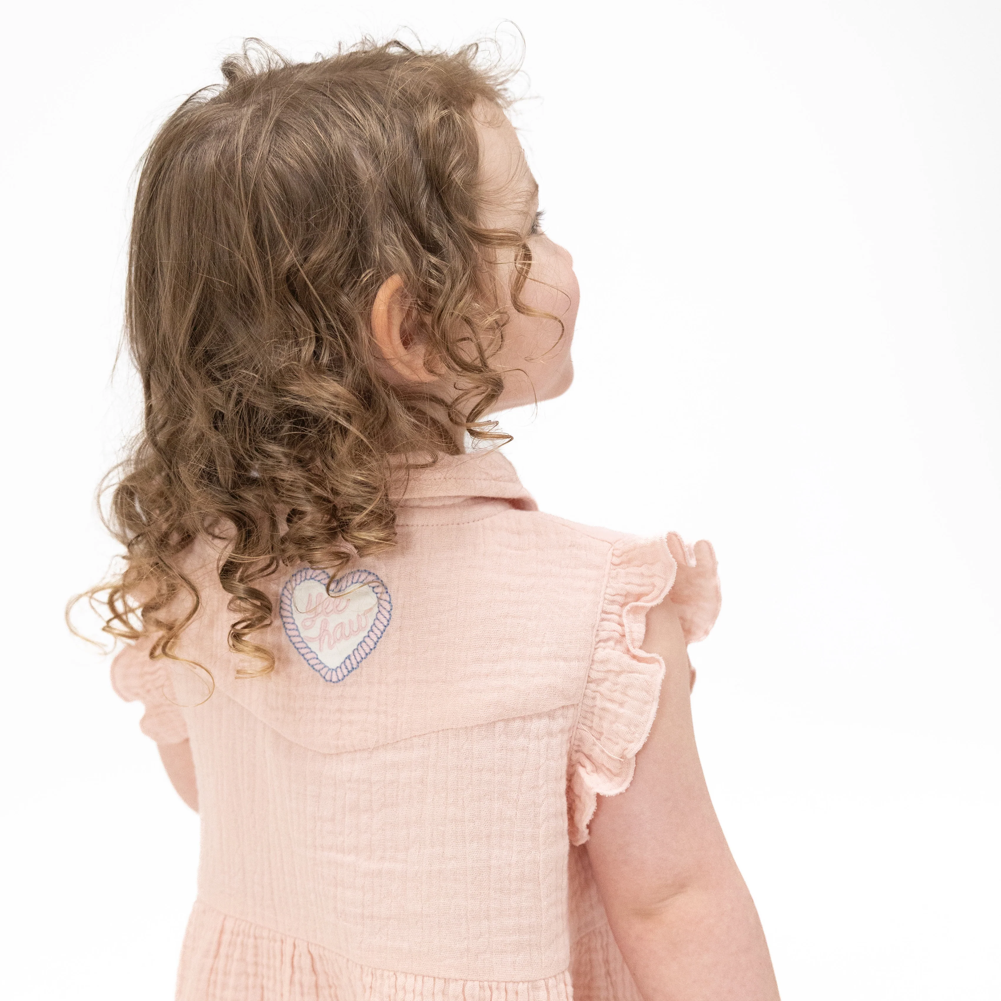 Yee Haw Cowgirl - Western Pearl Snap Dress & Bloomer - Image 3